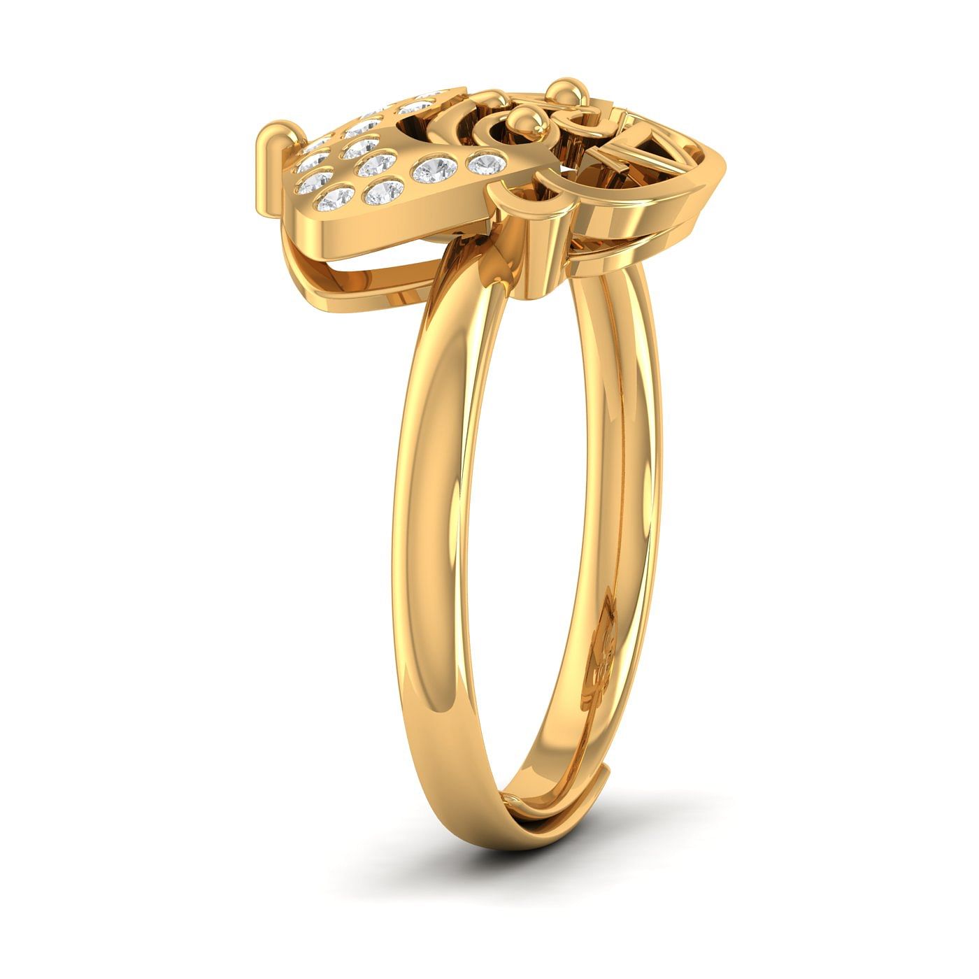 Kids Gold Finger Ring (KFR502)